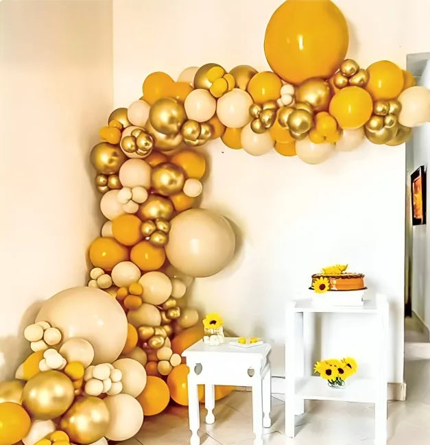 Golden Glow Balloon Arch Set F07M2-34 EMB0142-0