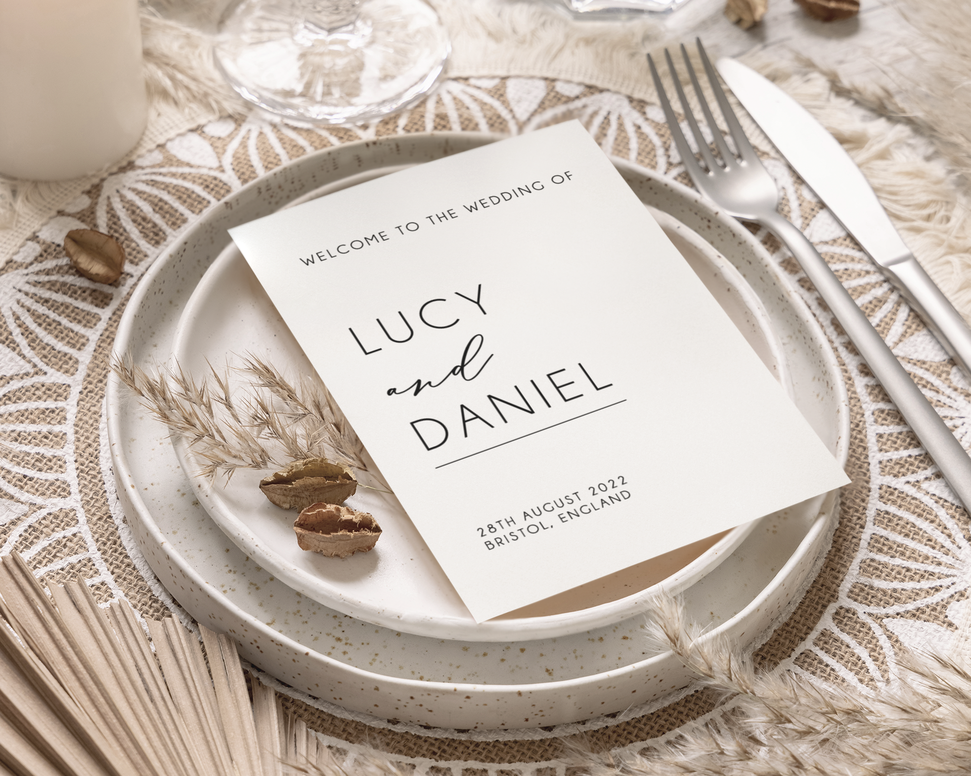 Custom Personalised Welcome To The Wedding Of Name Date & Location Wedding Wall Decor Print-2